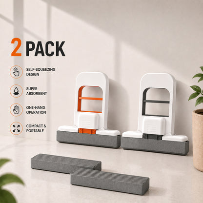 Mini Foldable Self-Squeezing Cleaning Mop