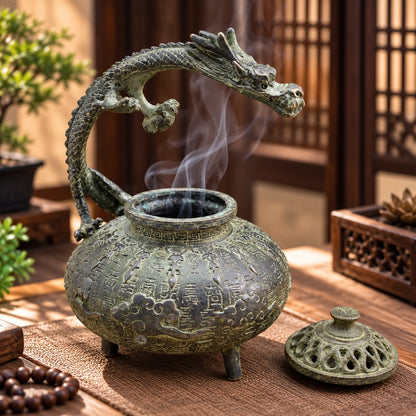 Decorative Dragon Incense Burner