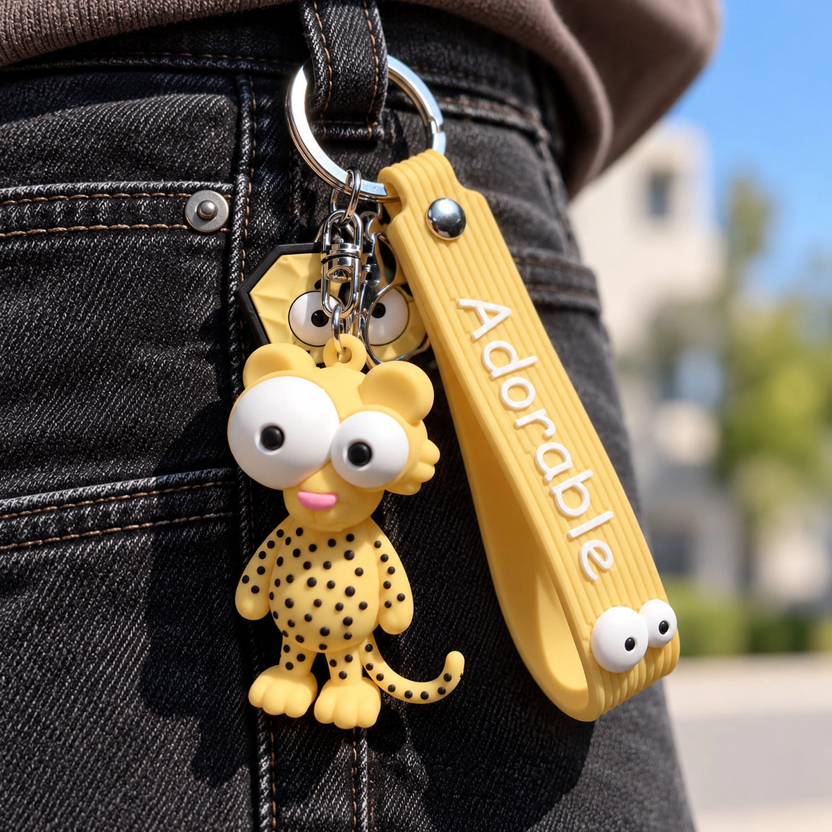 Cute Animal Keyring – Unique Character Charm for Bags & Keys