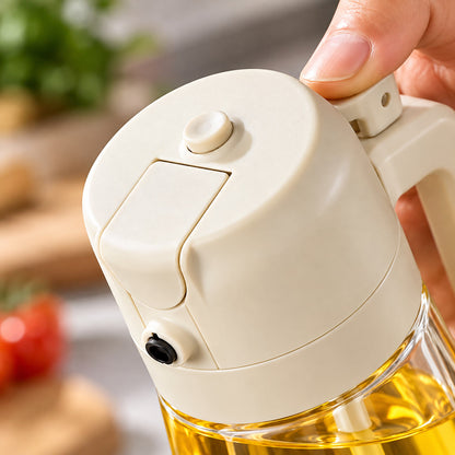 2-in-1 Oil Sprayer & Pourer Bottle