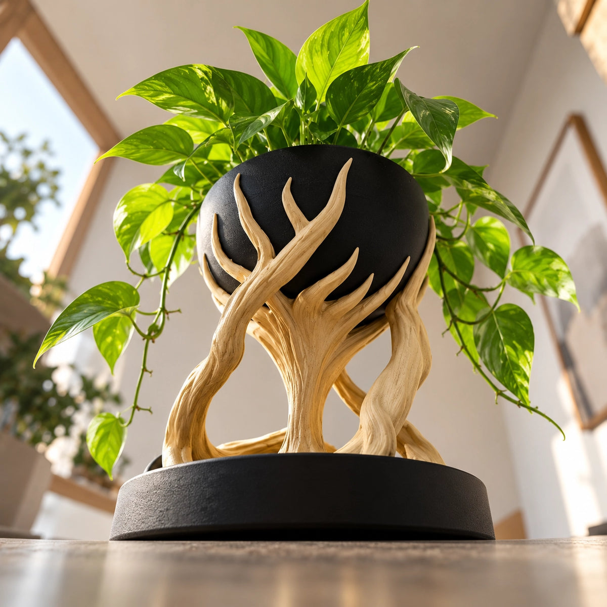 Tree Root Planter – Modern Indoor Plant Decor