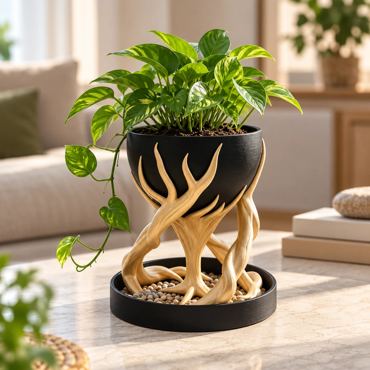 Tree Root Planter – Modern Indoor Plant Decor
